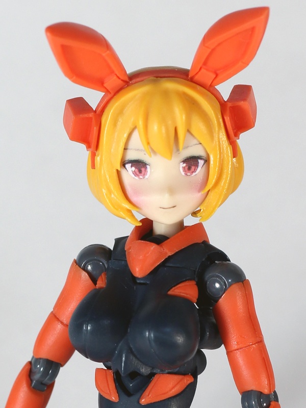 ExcavatorZ 1号ちゃん本体 4色別注カラー成形Ver+usamimiヘッドギア