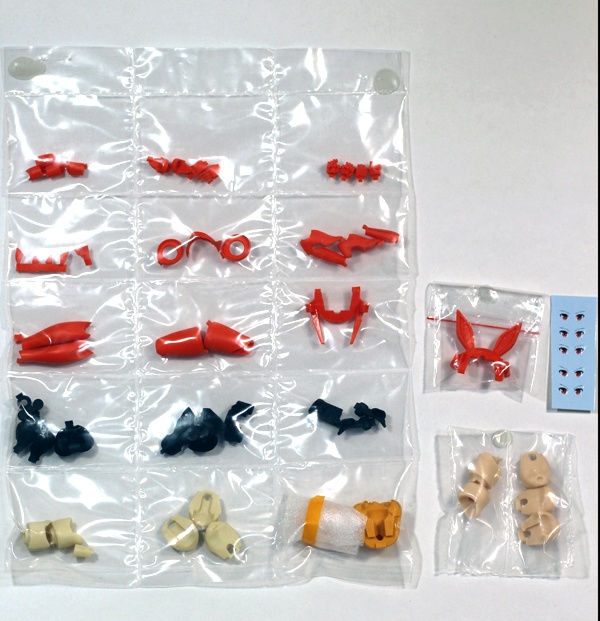 ExcavatorZ 1号ちゃん本体 4色別注カラー成形Ver+usamimiヘッドギア