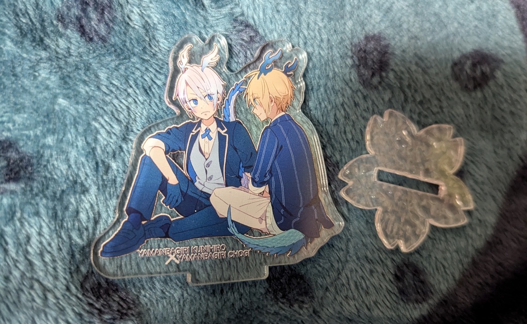 『慈雨の鱗が恋は碧』くにちょぎミニアクリルスタンド