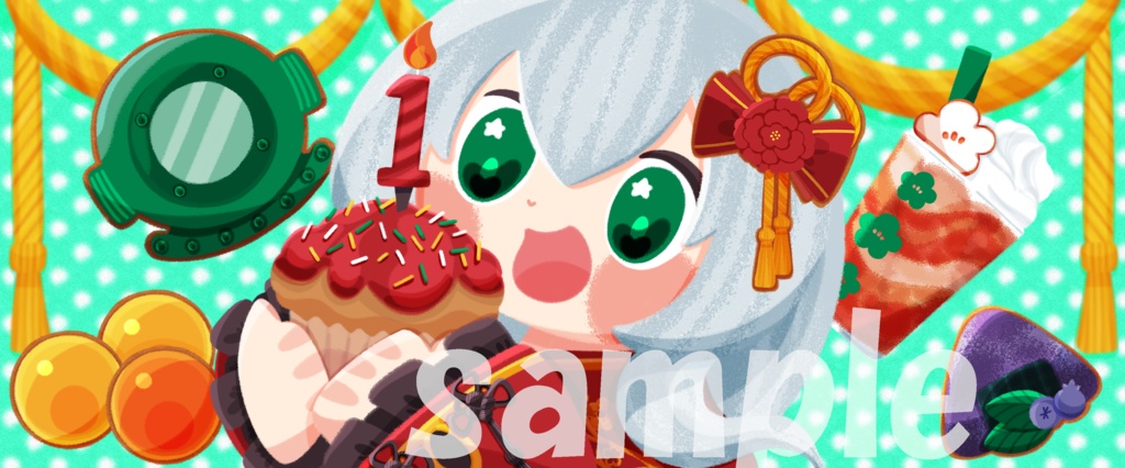 白音セカイ一周年記念マグカップ