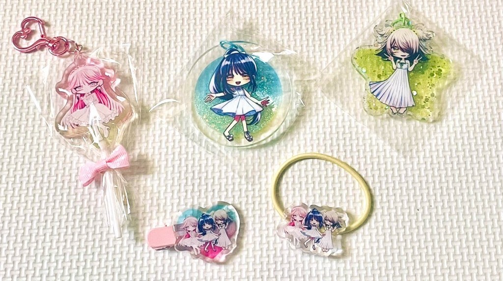 アクリルグッズ（ゆきこ、華美、いちる）