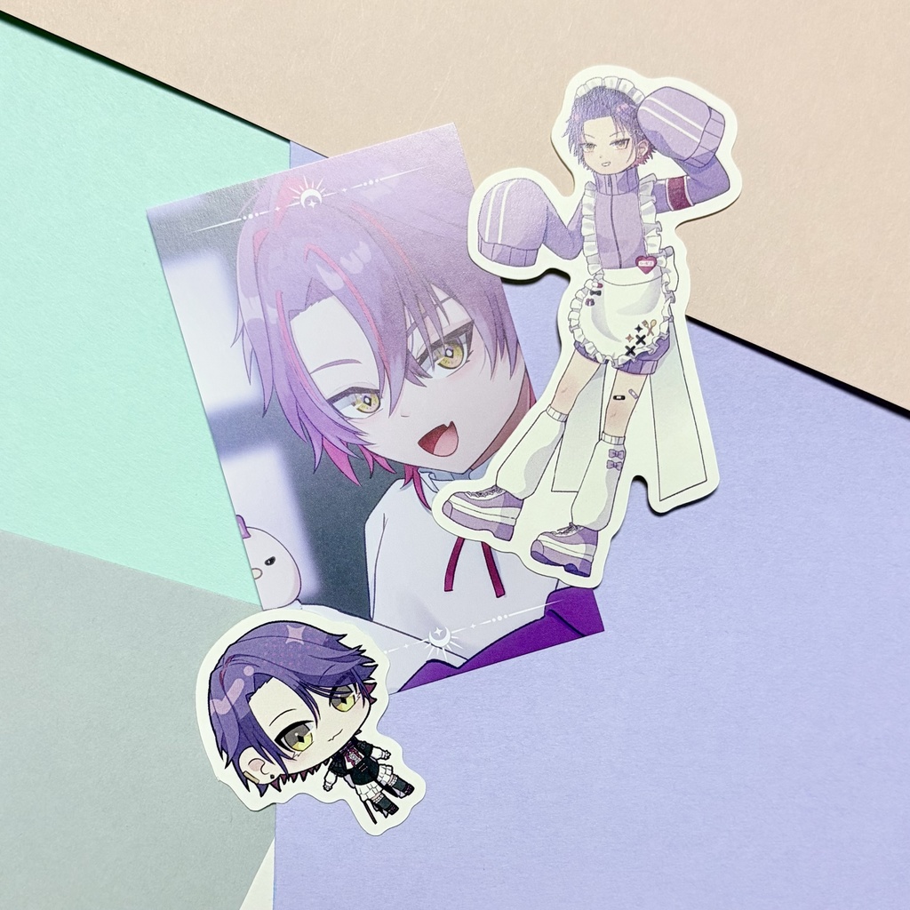 【非公式】イラストカード&ステッカーセット