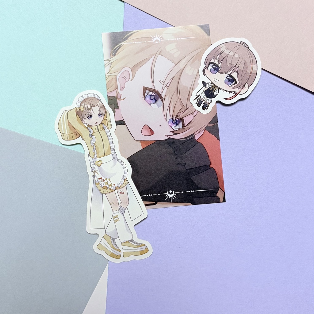 【非公式】イラストカード&ステッカーセット