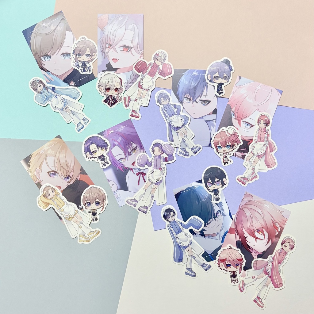 【非公式】イラストカード＆ステッカーセット