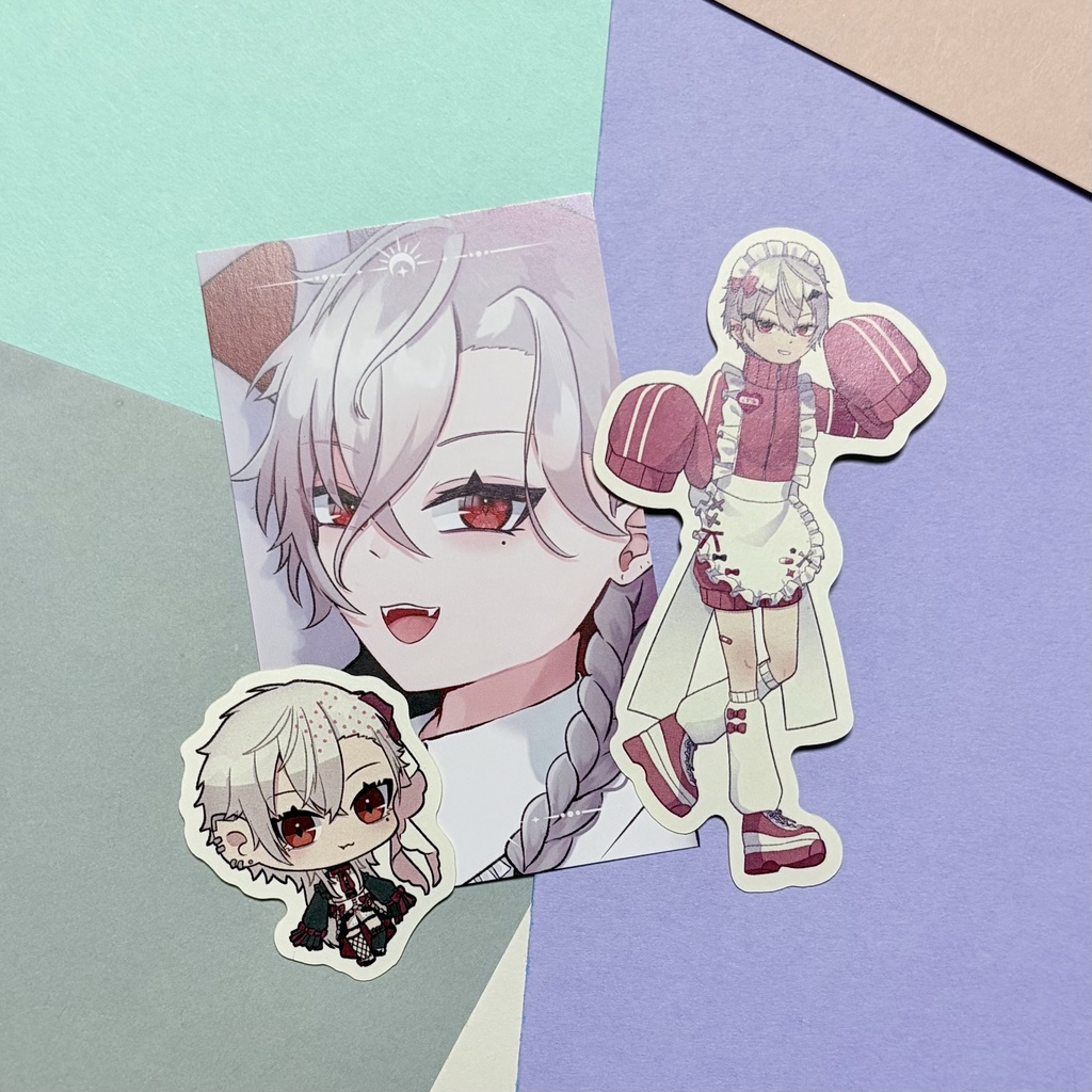 【非公式】イラストカード&ステッカーセット