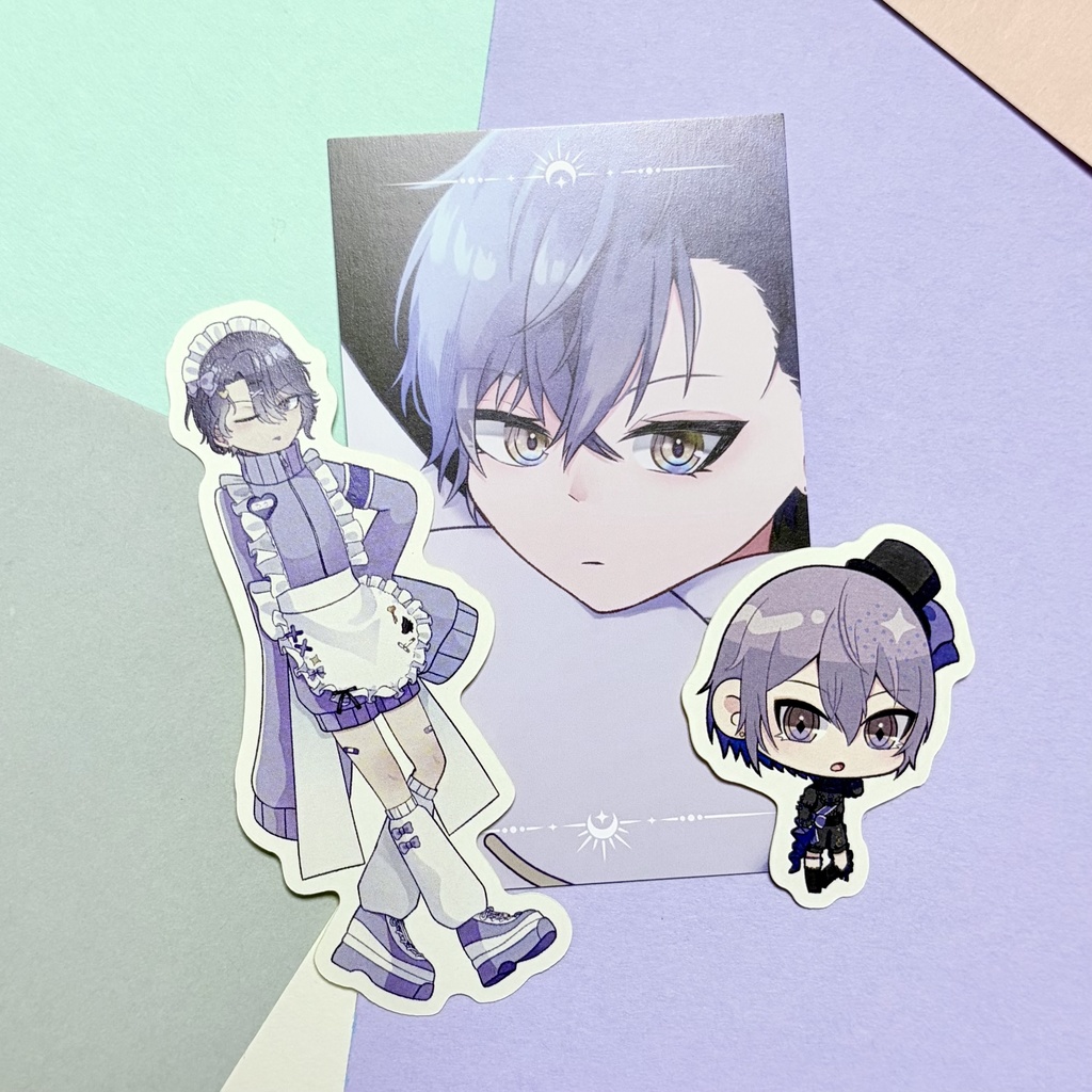 【非公式】イラストカード&ステッカーセット