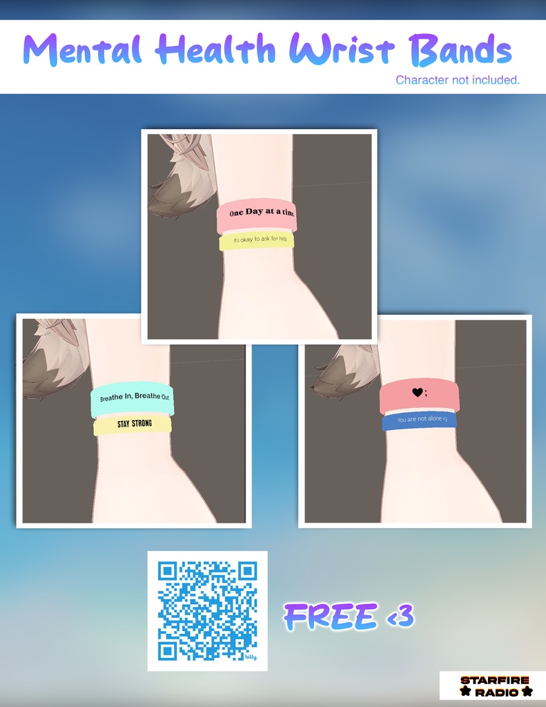 Mental Health Wrist Band Pack