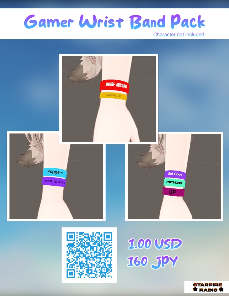 Gamer Wrist band Pack