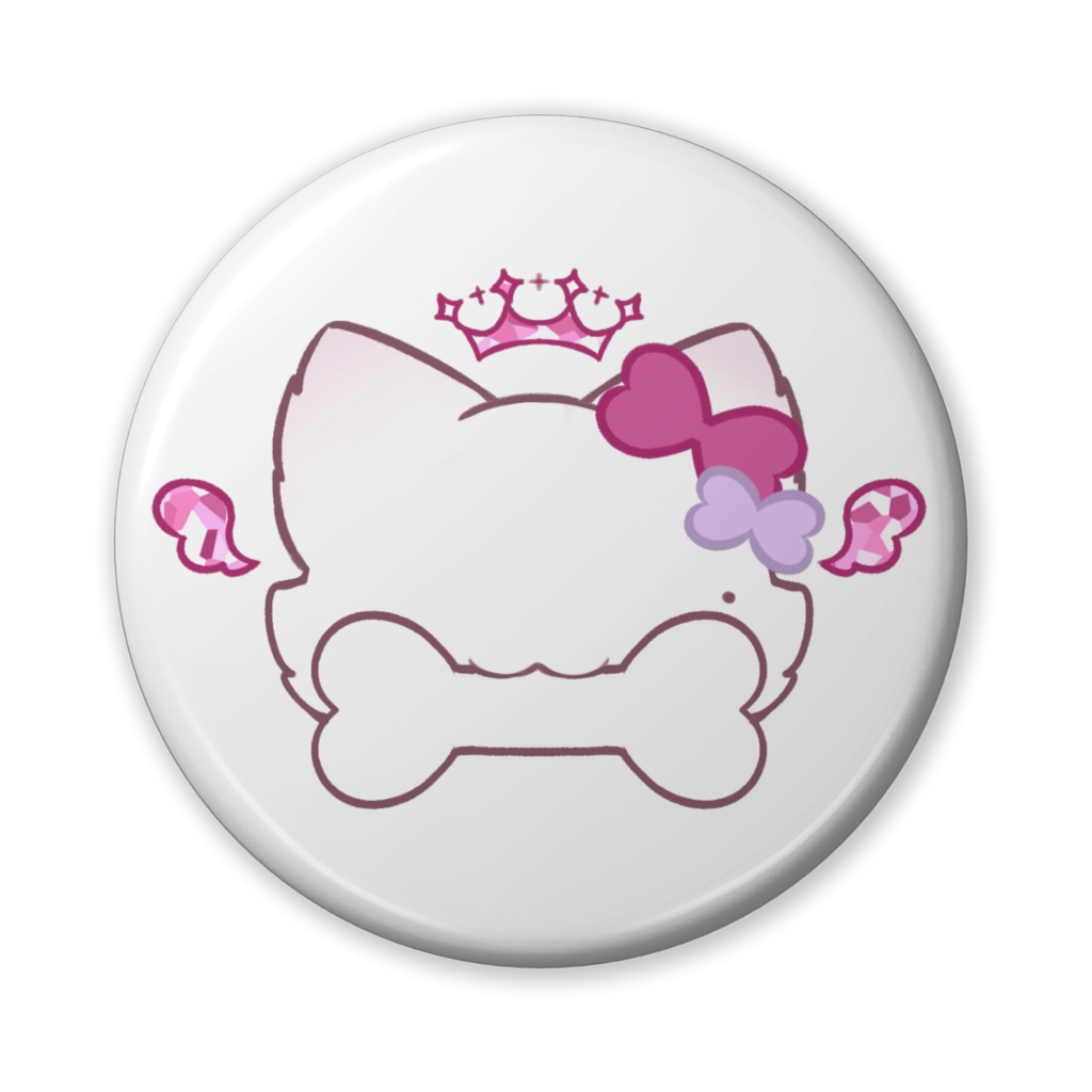 夢美るうモチーフ缶バッジ チワワ