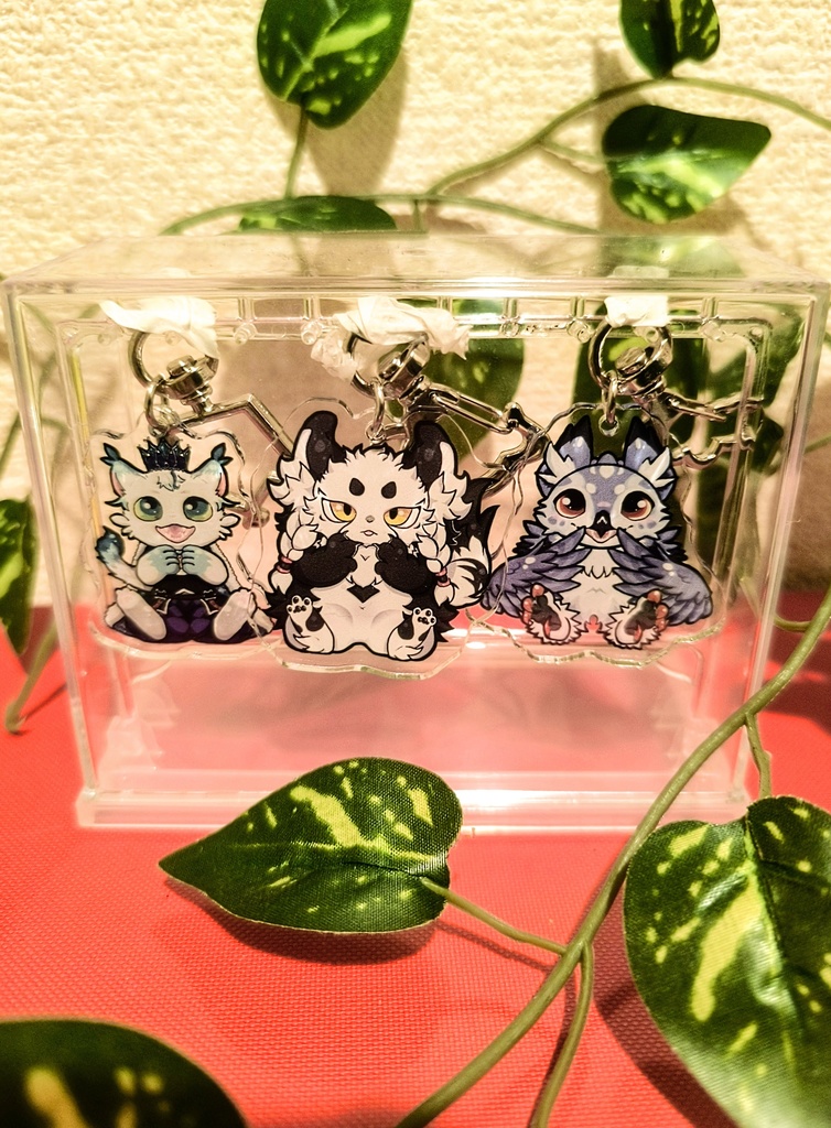 【セット商品】ニャンクル・アンシア・ちびとらアクリルキーホルダーセット