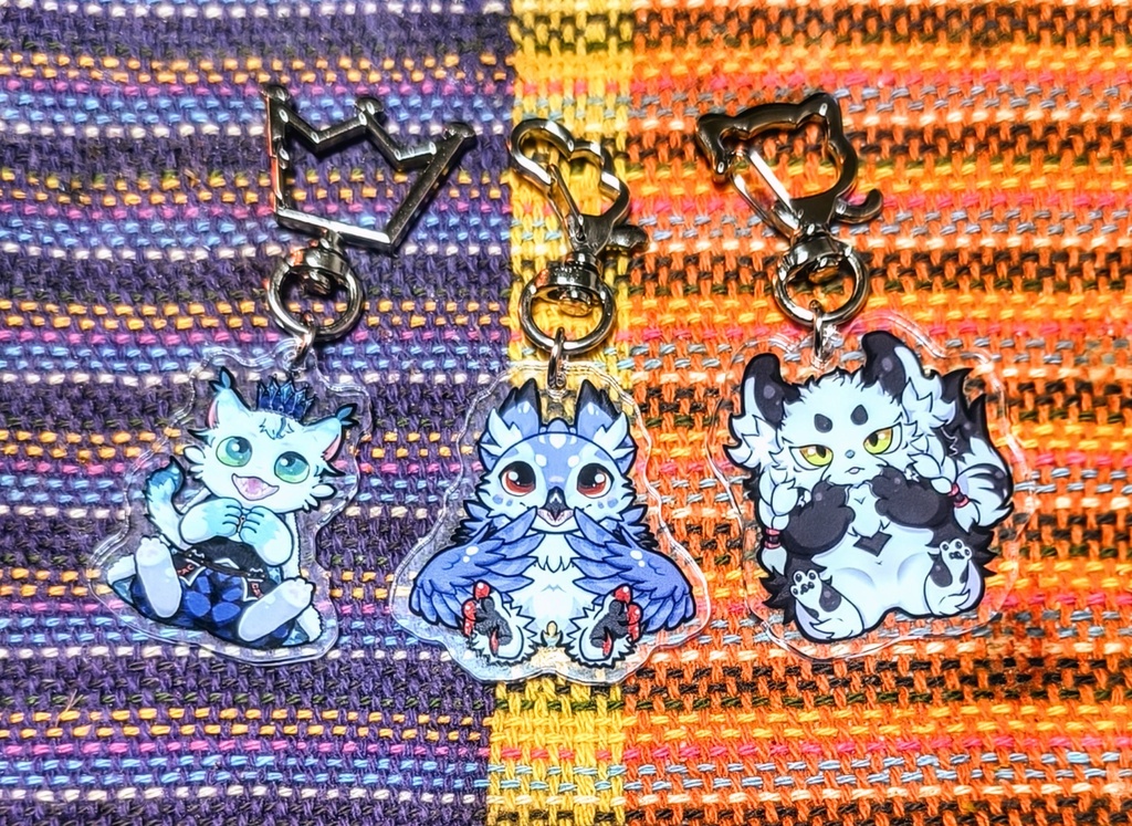 【セット商品】ニャンクル・アンシア・ちびとらアクリルキーホルダーセット