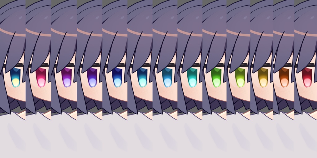 【うささき用】塩基性アイ【Eye Texture】
