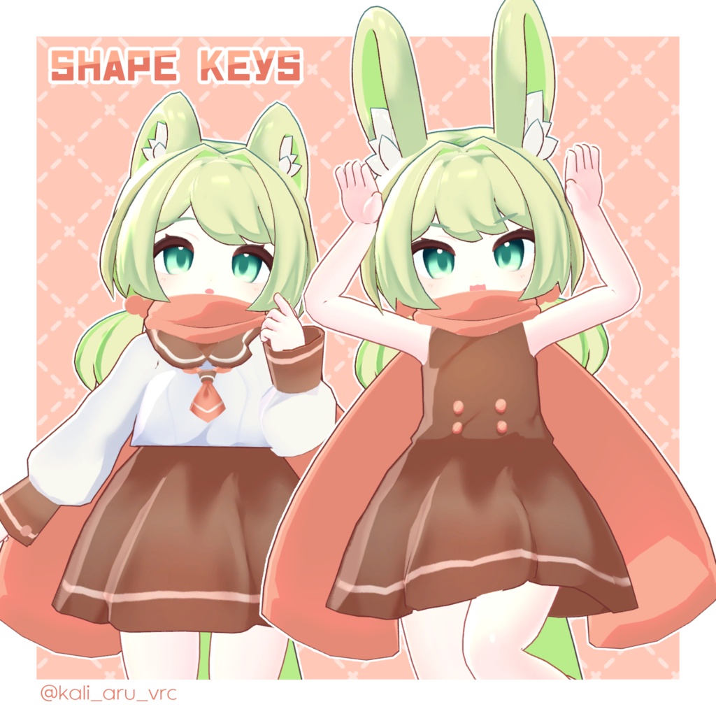 【オリジナル3Dモデル】ぴなー【もちどーる共通素体】