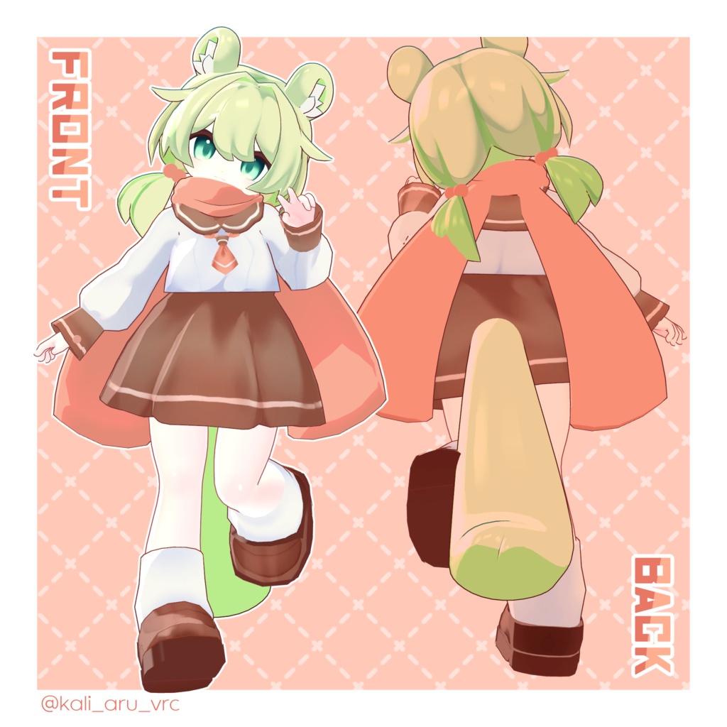 【オリジナル3Dモデル】ぴなー【もちどーる共通素体】