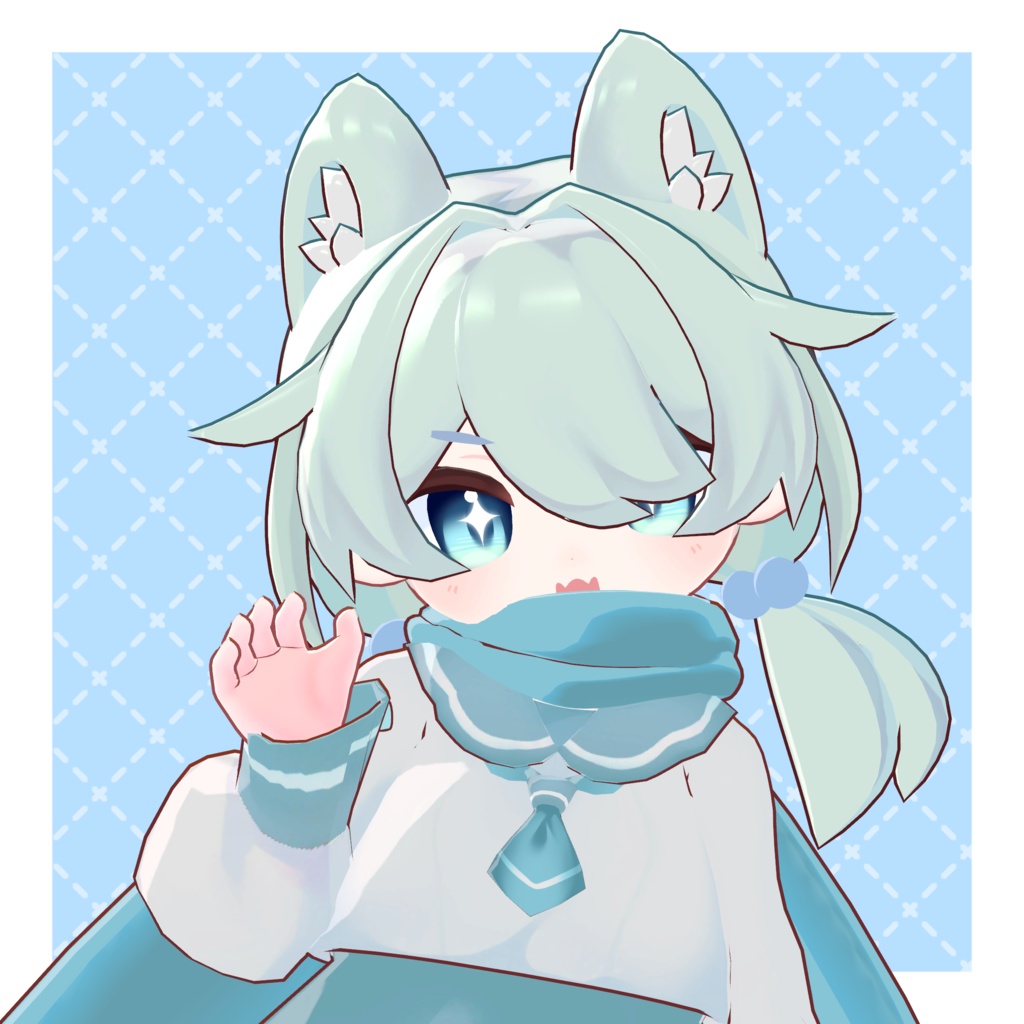 【オリジナル3Dモデル】ぴなー【もちどーる共通素体】