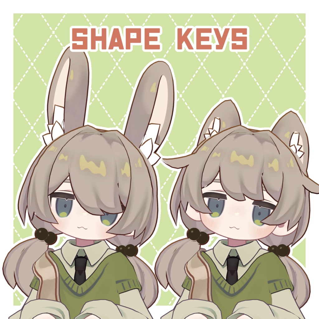 【キプフェル対応】ぴなーのツイン&しっぽ