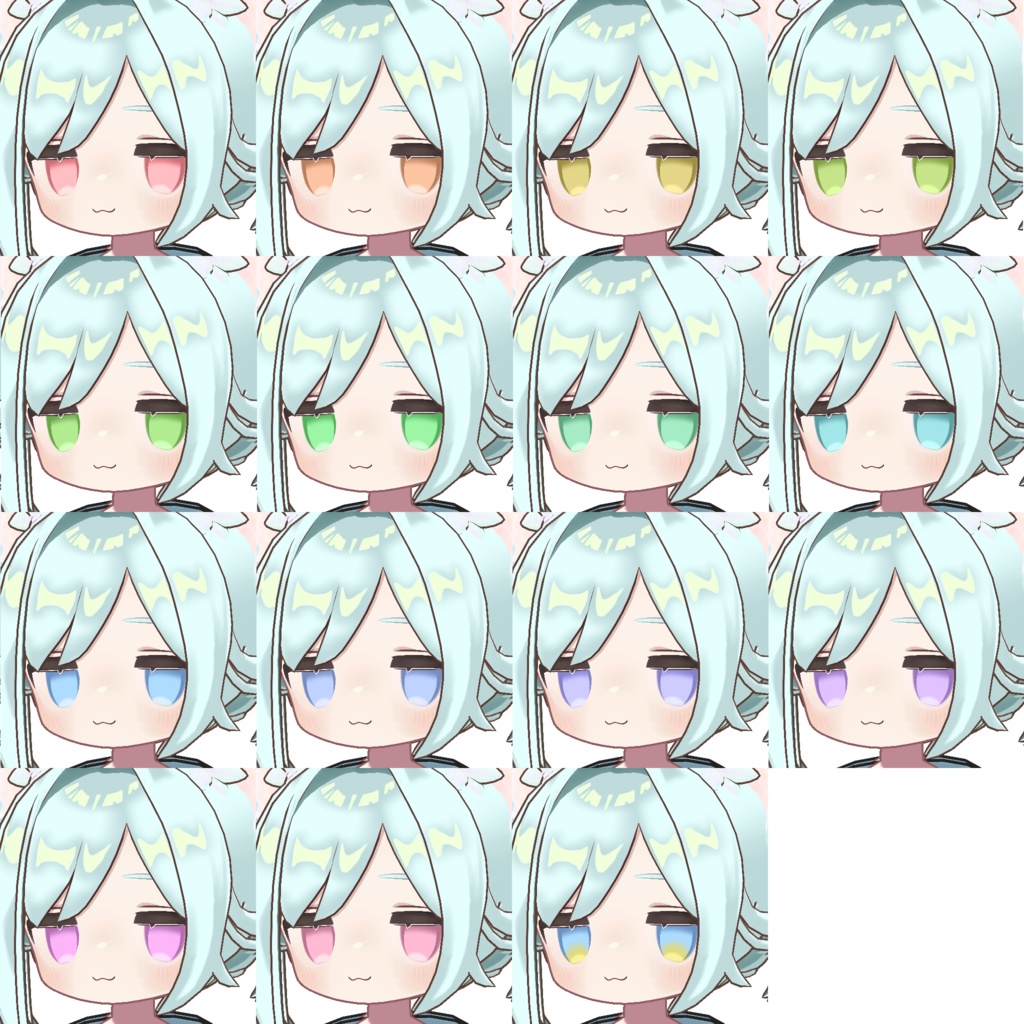【キプフェル専用】塩基性アイ4【Eye Texture】