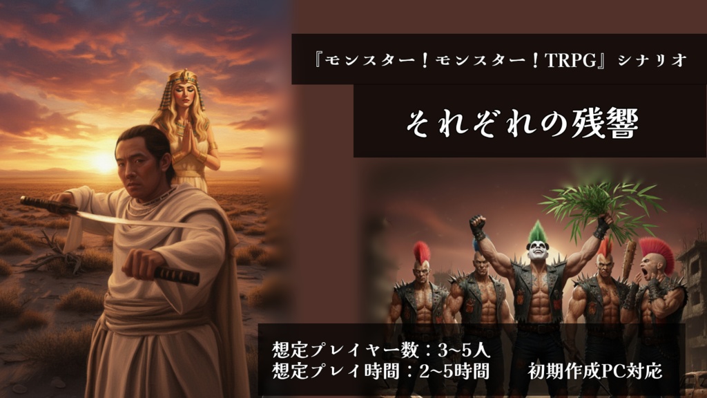 モンスター！モンスター！TRPGシナリオ「それぞれの残響」