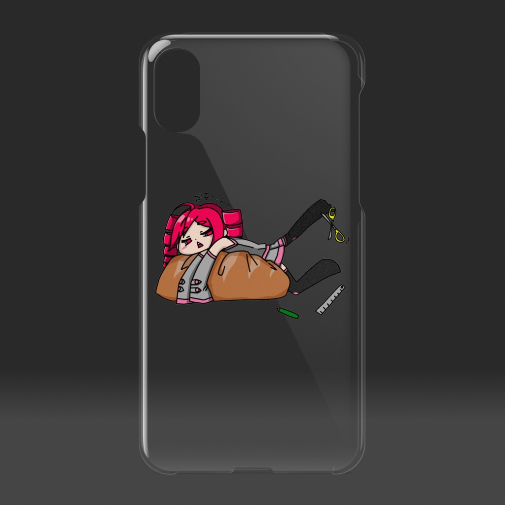 重音テト だるだるクリアiPhoneケース