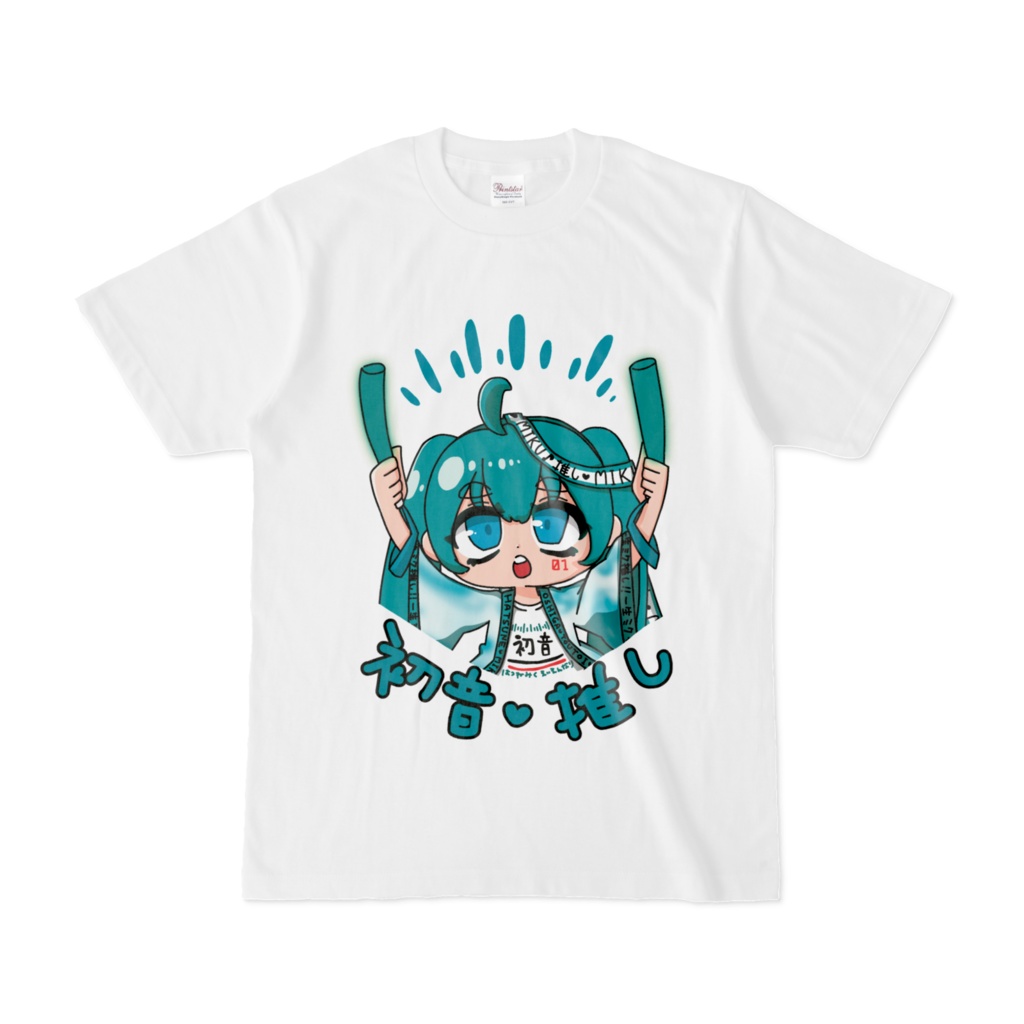 初音推しTシャツ