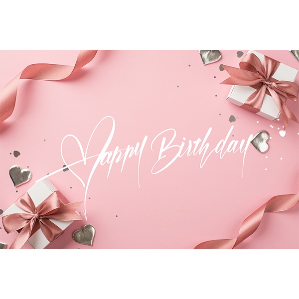 Happy Birthday｜手書き文字素材　2点セット