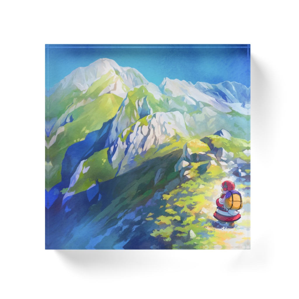 アクリルブロック 剱岳・源次郎尾根