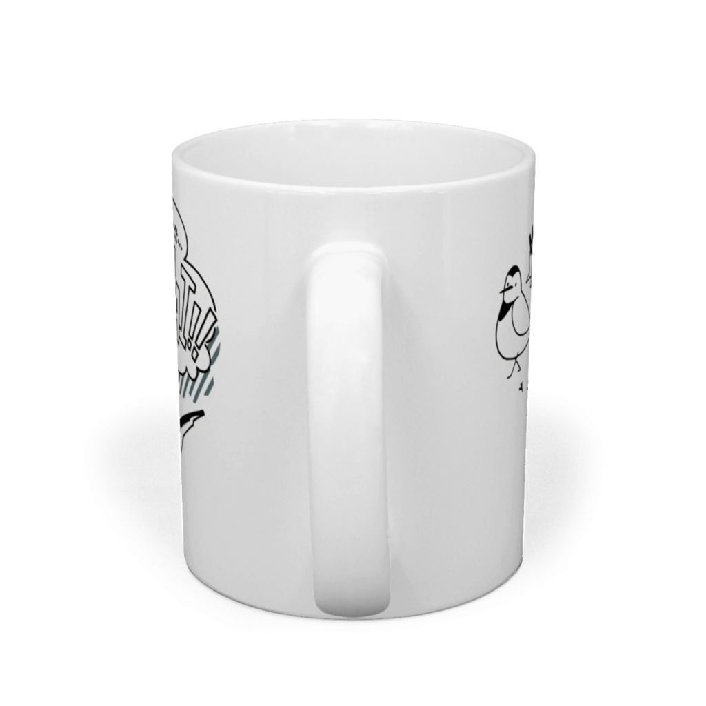 【マグカップ】飛ばずに走るトリ