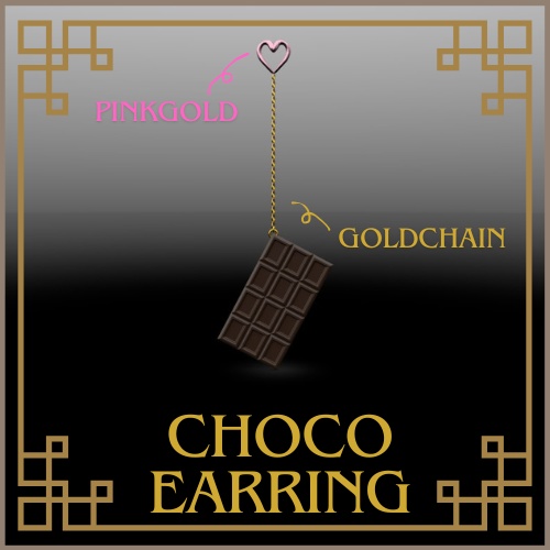 チョコイヤリング