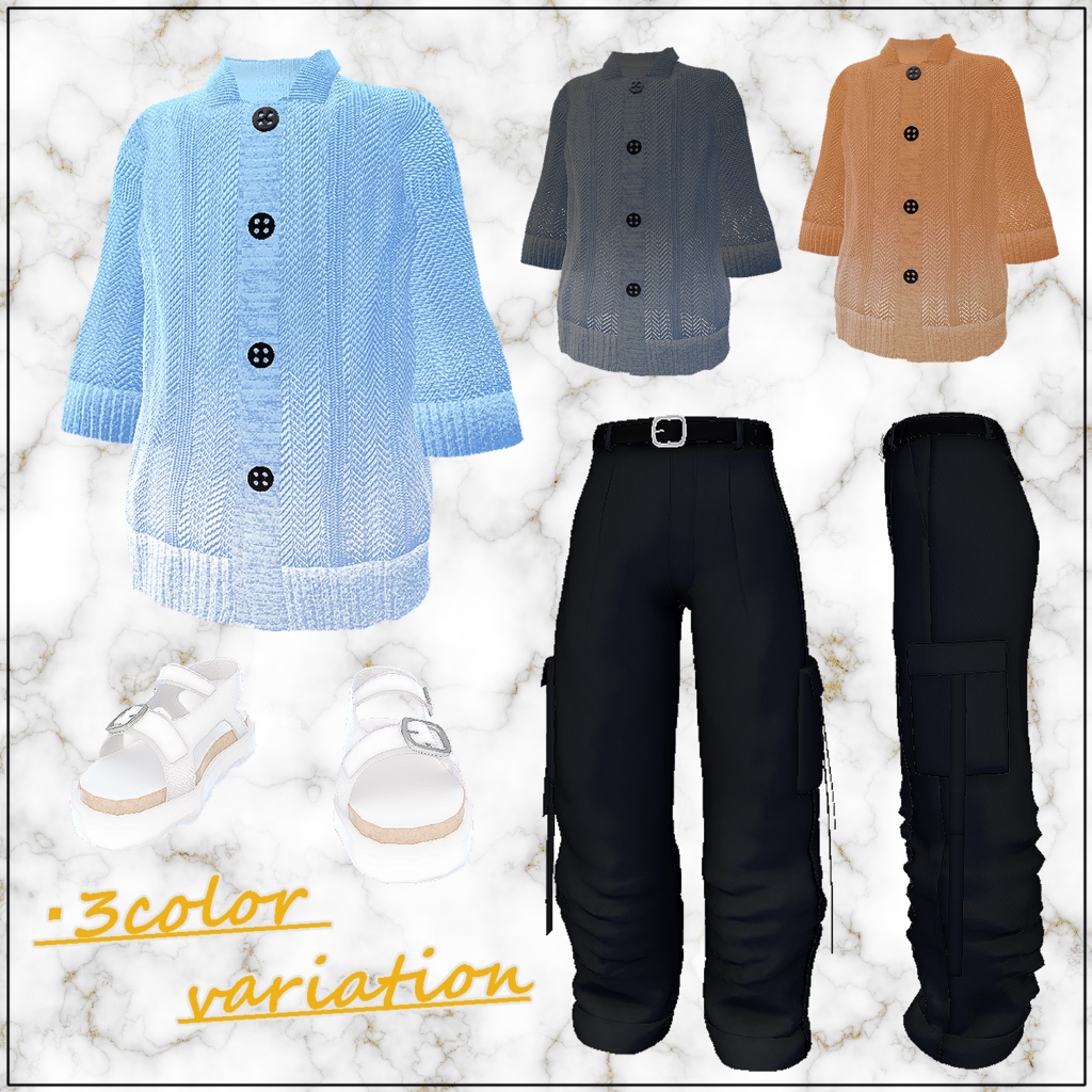 🌴Skinline Summer knit🌴【複数Avatar対応】