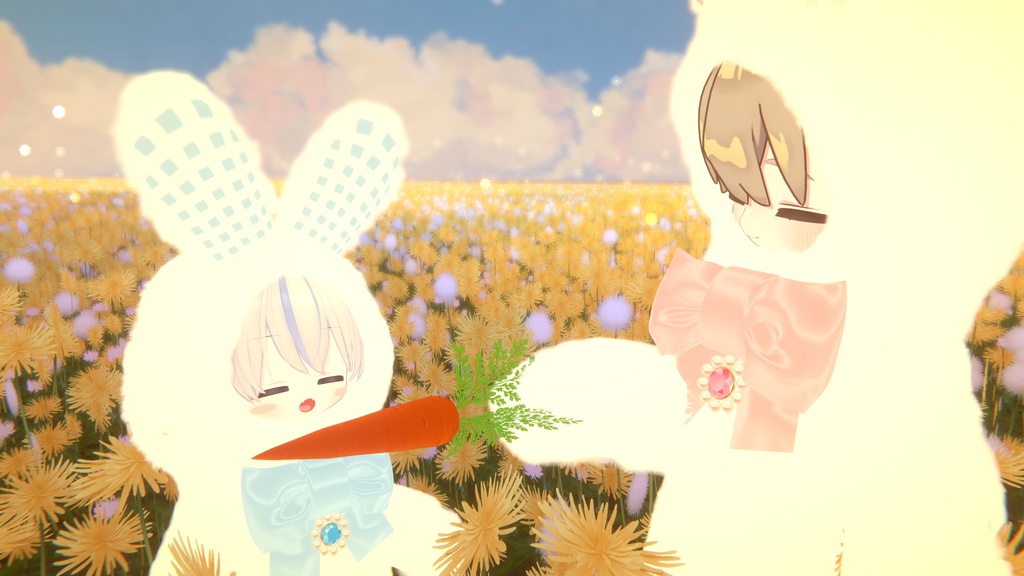 【✨一部無料!発売セール中✨】【3アバター対応】🎀うさぎさんコーデ🎀
