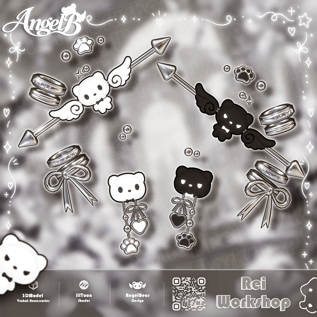 【12時間限定 無料配布中！】 AngelBear | Earring