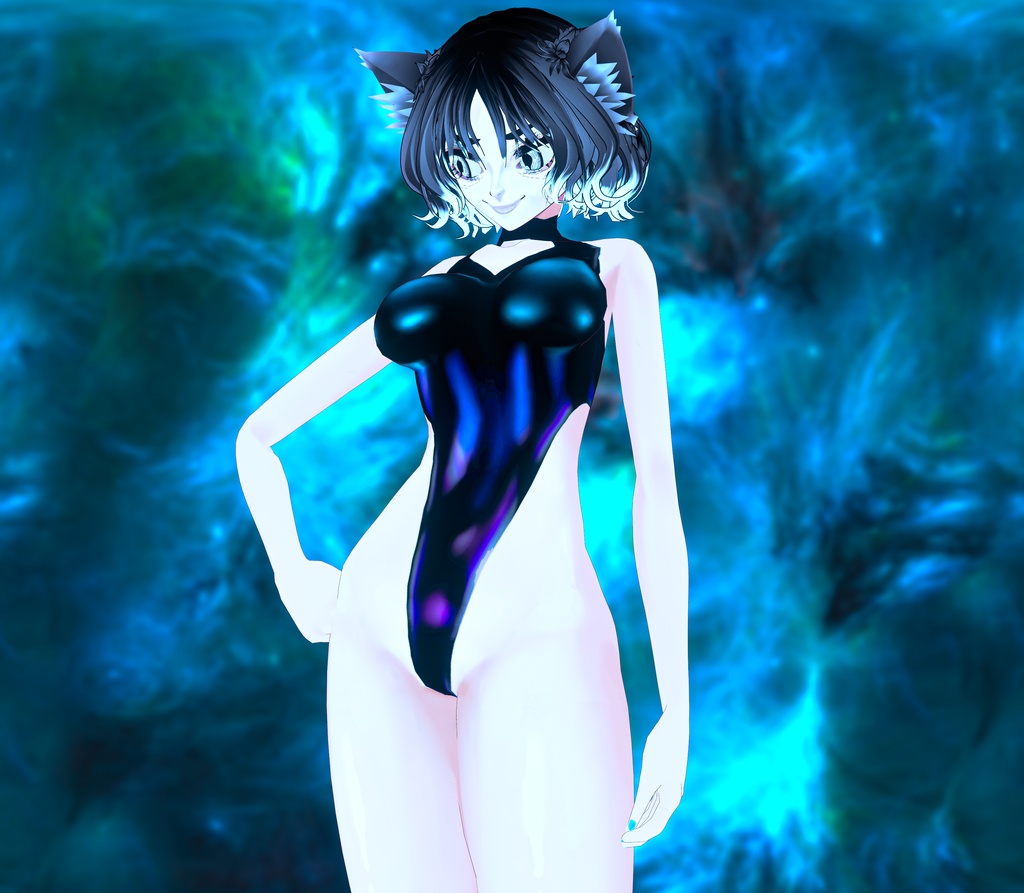 [VRoid] Black Swimsuit