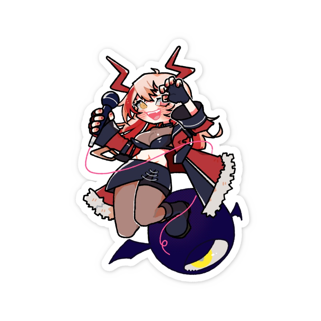 クラムなスマホステッカー