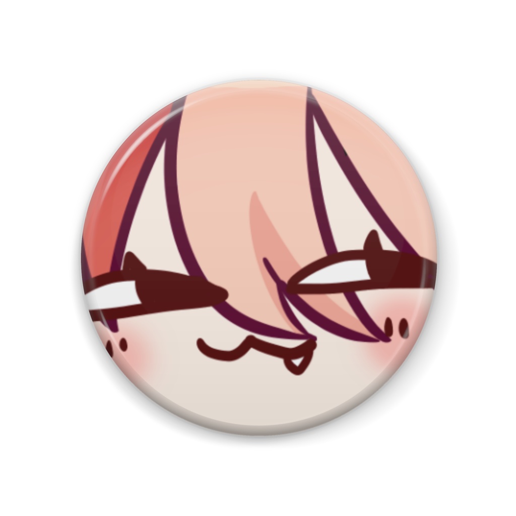 ニヤミシャ缶バッチ