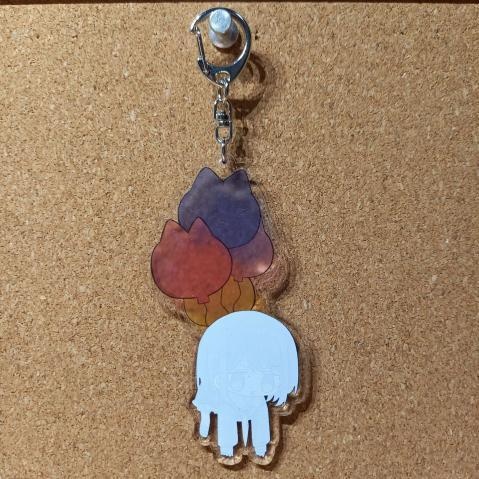 25時ナイトコードで。風船アクリルキーホルダー