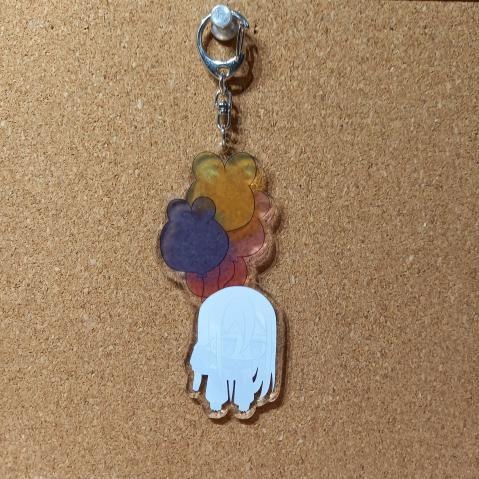 25時ナイトコードで。風船アクリルキーホルダー