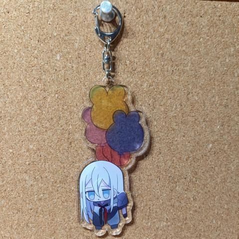 25時ナイトコードで。風船アクリルキーホルダー