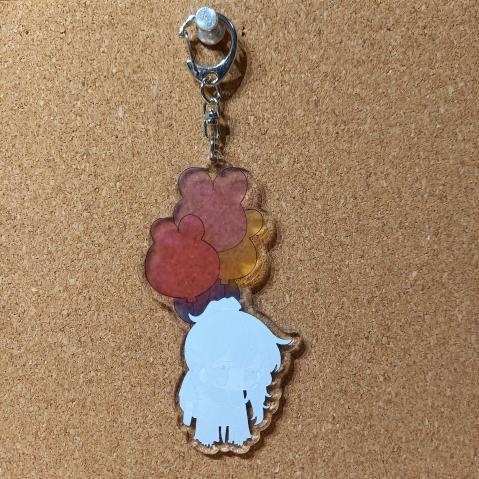 25時ナイトコードで。風船アクリルキーホルダー