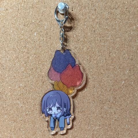 25時ナイトコードで。風船アクリルキーホルダー