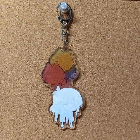 25時ナイトコードで。風船アクリルキーホルダー