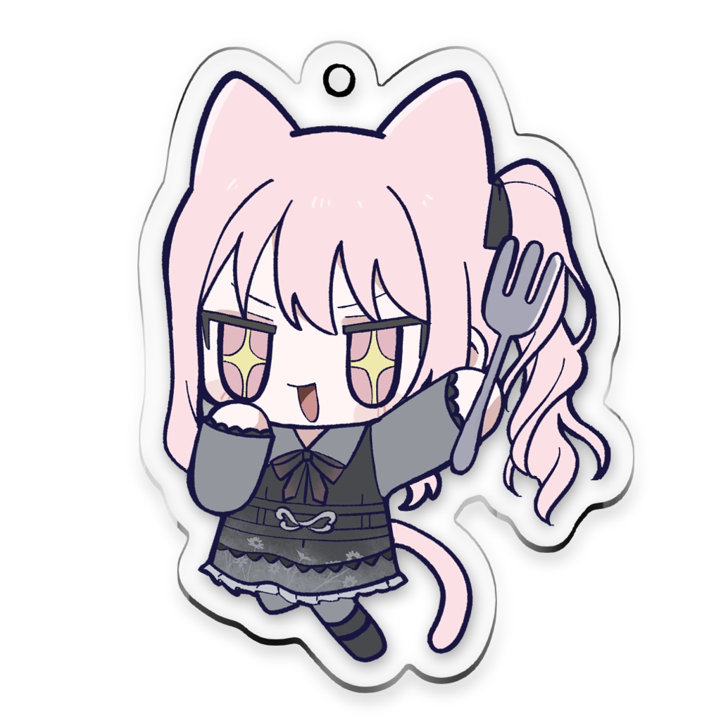 25時ナイトコードで。もぐもぐアクリルキーホルダー