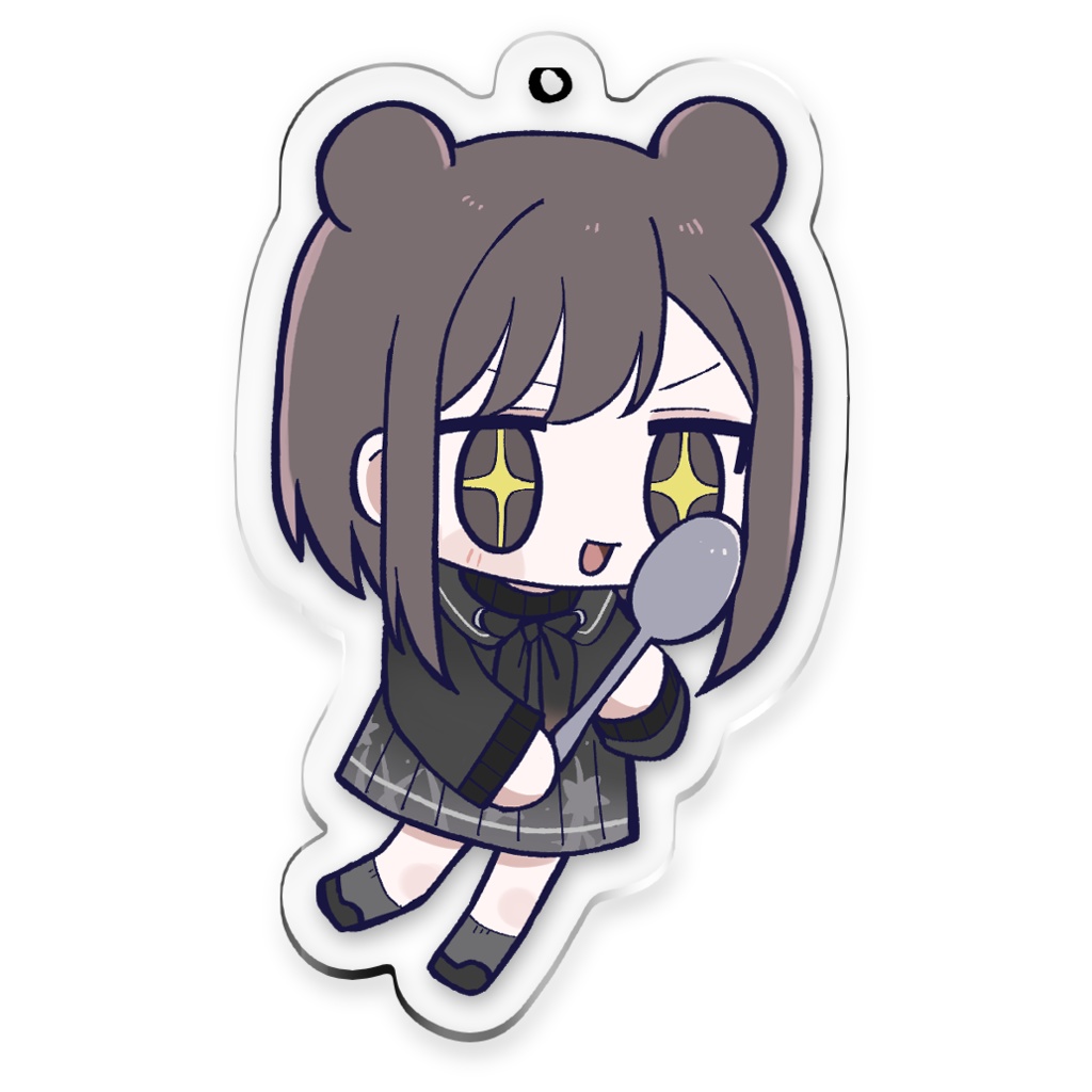 25時ナイトコードで。もぐもぐアクリルキーホルダー