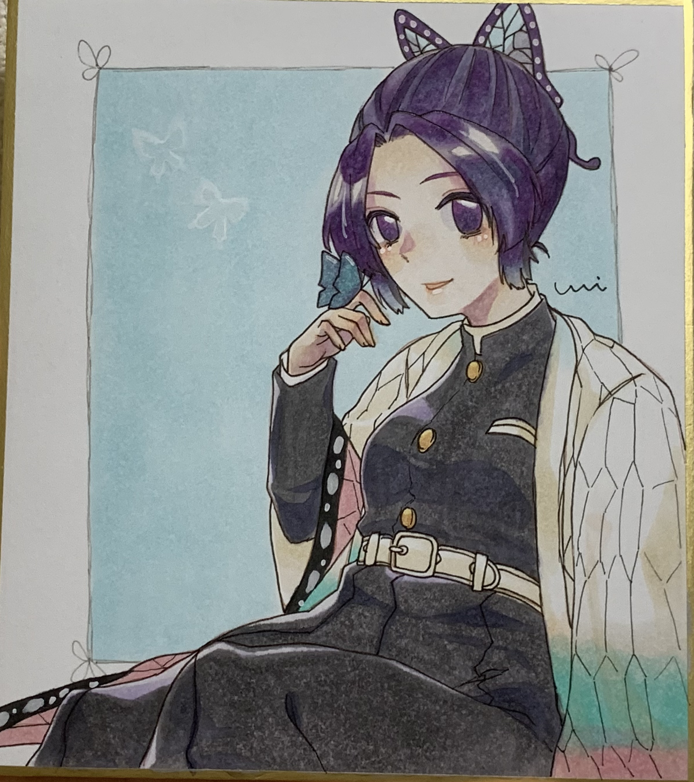 胡蝶しのぶ/色紙