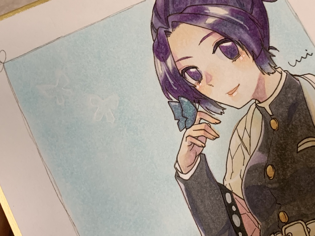 胡蝶しのぶ/色紙