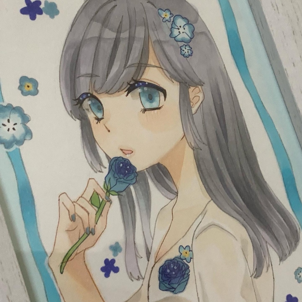 女の子/ポストカードサイズ