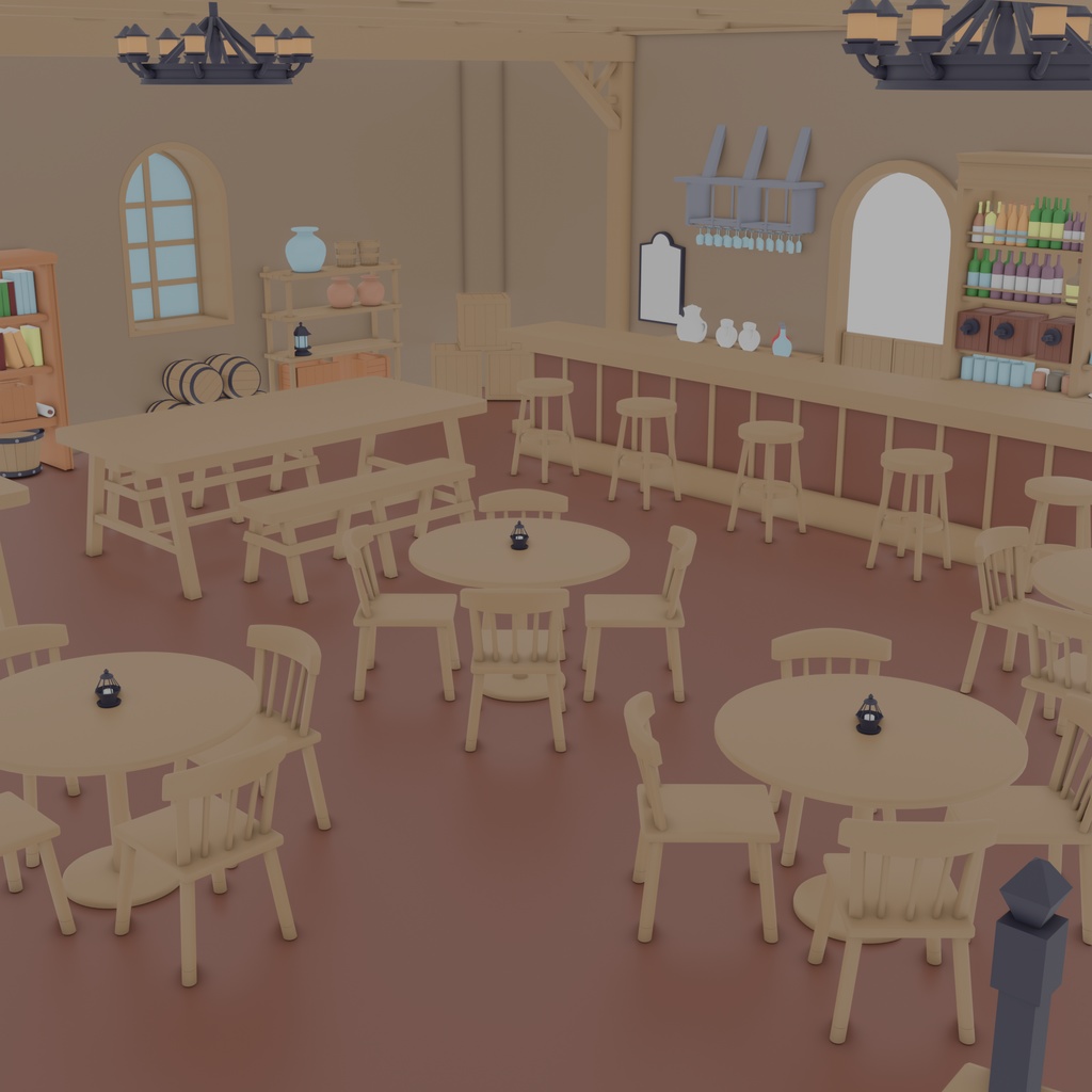 3Dファンタジー酒場