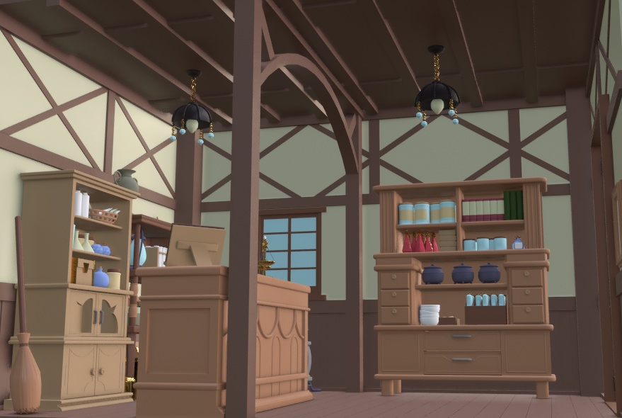 3Dファンタジー薬屋