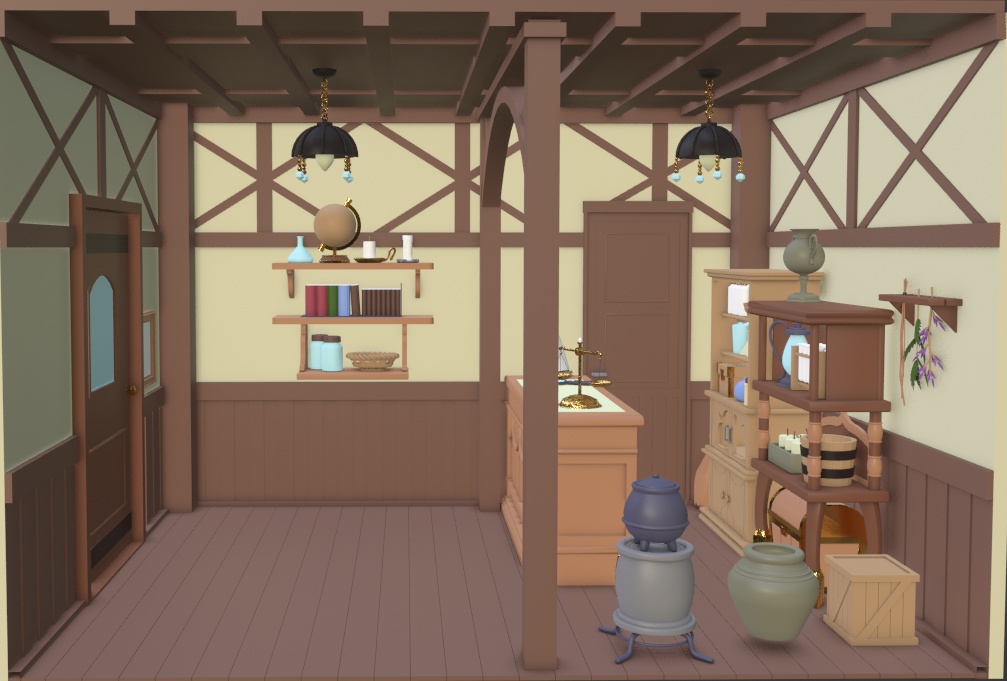 3Dファンタジー薬屋