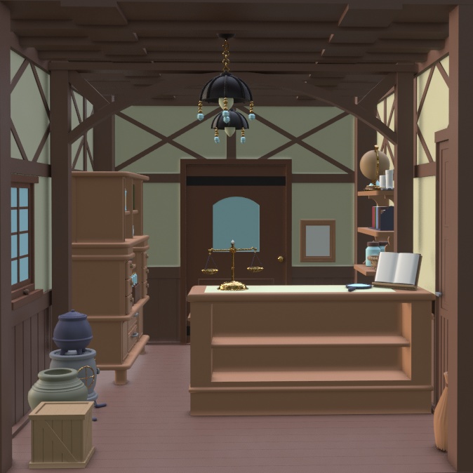 3Dファンタジー薬屋