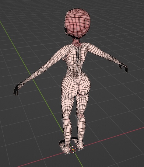 Anime 3D Base Body Model SFW ( Safe For Work )